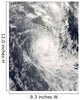 Tropical Cyclone Fanele over Wall Decal Design 2