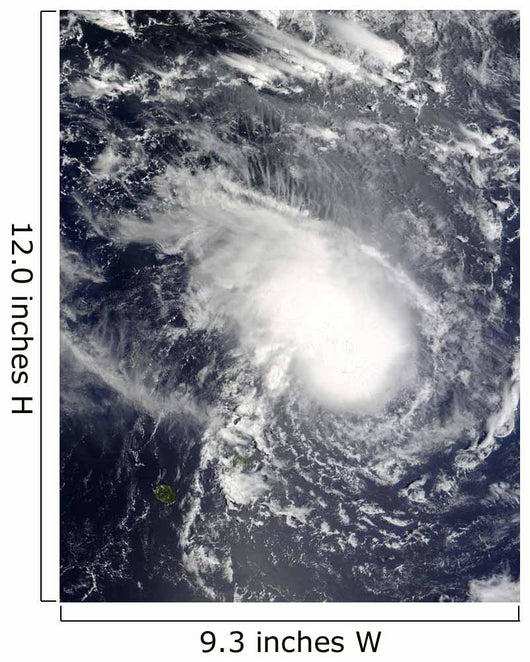 Tropical Cyclone Gael Approaching Wall Decal