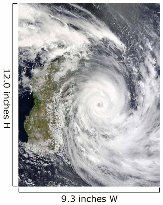 Tropical Cyclone Gael off Wall Decal Design 1