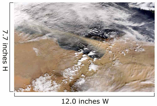 Dust Blows off Coast Wall Decal