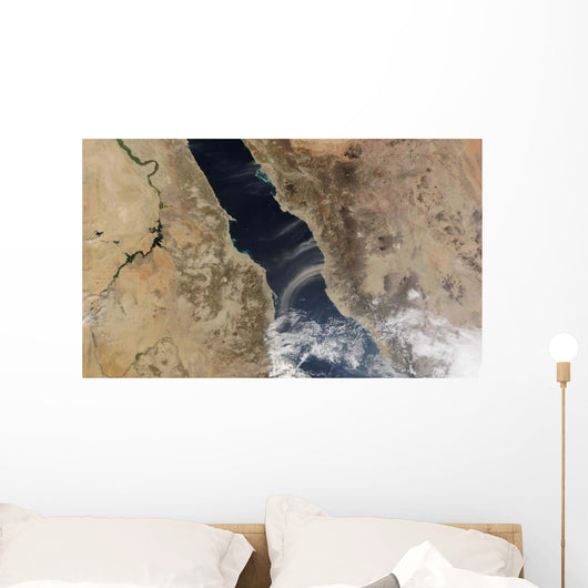 Dust Plumes Blow off Wall Decal