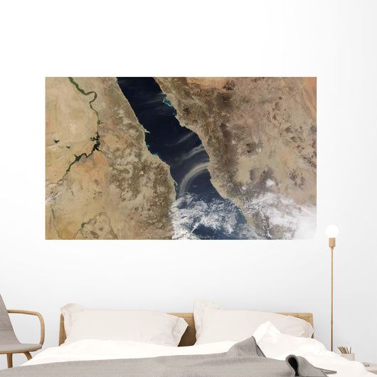 Dust Plumes Blow off Wall Decal