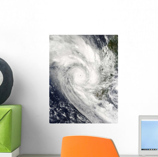 Tropical Cyclone Fanele over Wall Decal Design 1