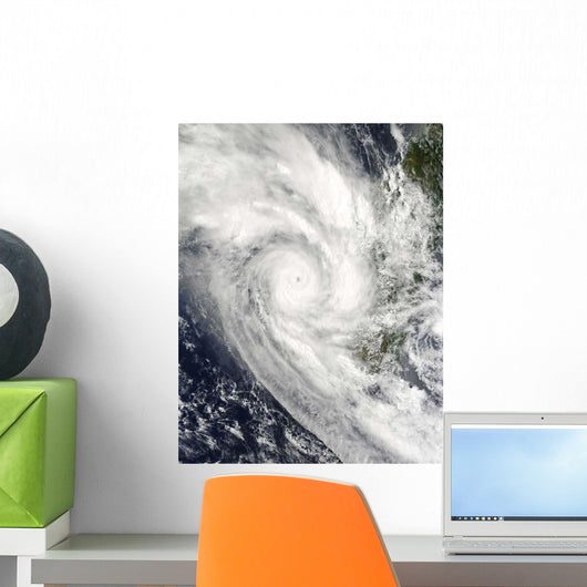 Tropical Cyclone Fanele over Wall Decal Design 1
