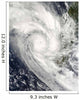 Tropical Cyclone Fanele over Wall Decal Design 1