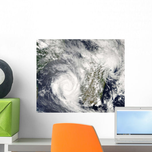 Tropical Cyclones Eric and Wall Decal Design 1