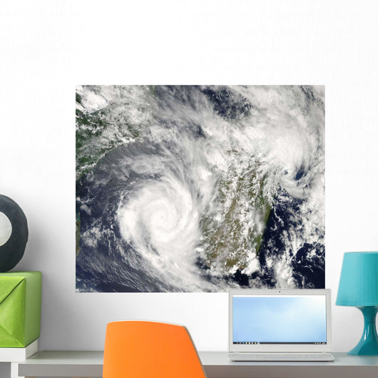 Tropical Cyclones Eric and Wall Decal Design 1