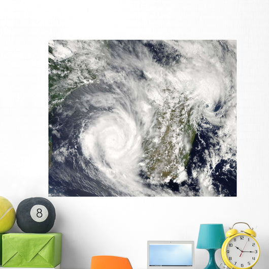 Tropical Cyclones Eric and Wall Decal Design 1