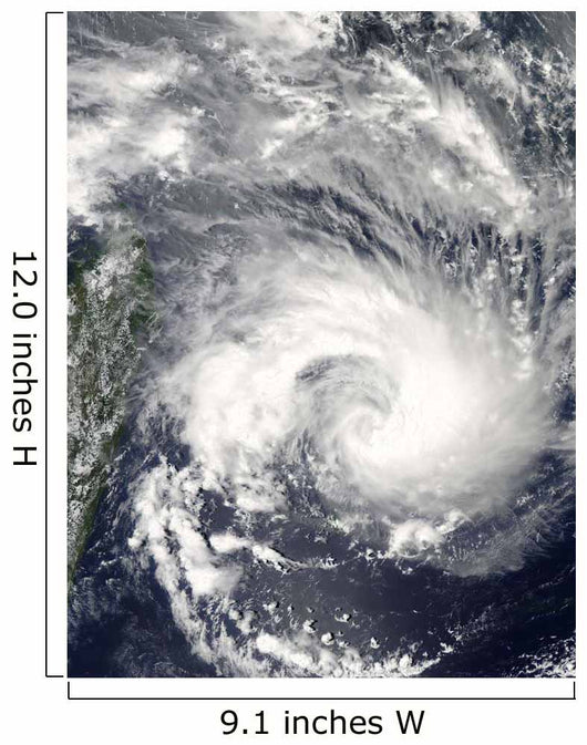 Tropical Cyclone Gael Wall Decal