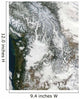 Fog and Snow Pacific Wall Decal