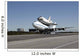 Space Shuttle Endeavour Mounted Wall Decal Design 3
