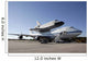 Space Shuttle Endeavour Mounted Wall Decal Design 1