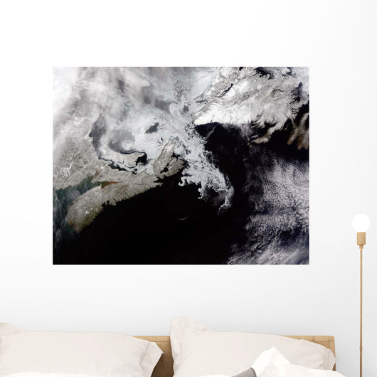 Sea Ice Fills Gulf Wall Decal