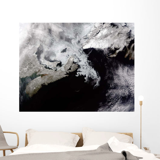 Sea Ice Fills Gulf Wall Decal