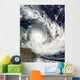 Tropical Cyclone Hamish over Wall Decal