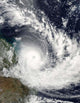 Tropical Cyclone Hamish over Wall Decal