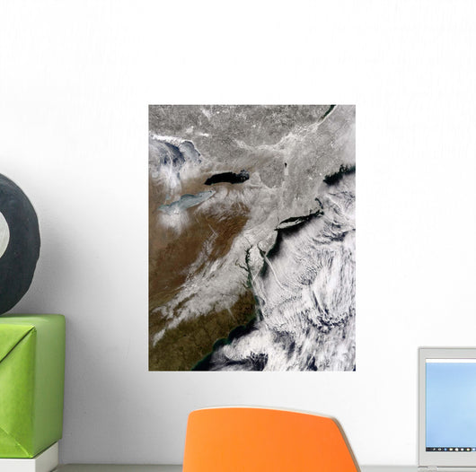 Snow across Northeastern United Wall Decal
