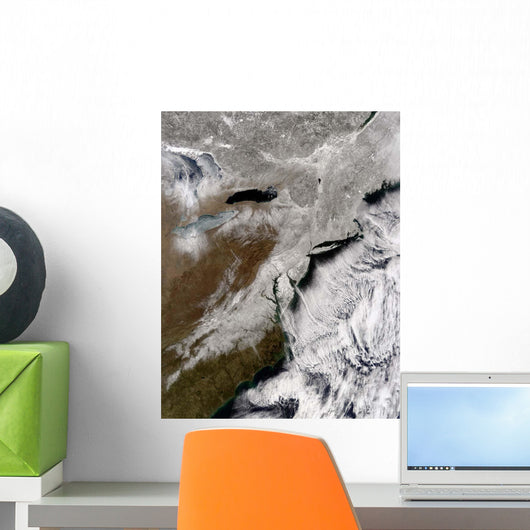 Snow across Northeastern United Wall Decal