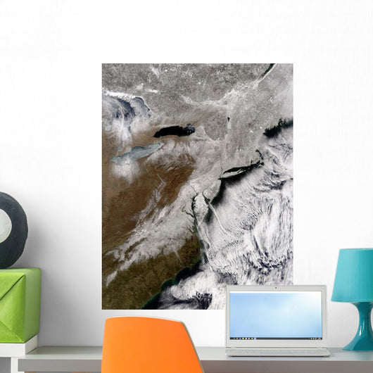 Snow across Northeastern United Wall Decal