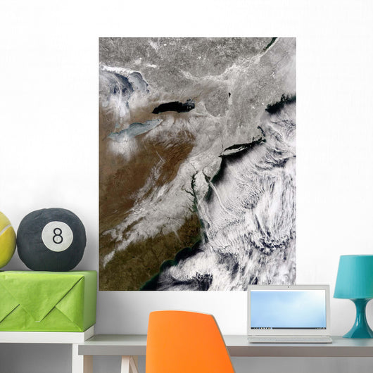 Snow across Northeastern United Wall Decal
