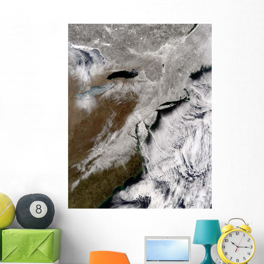 Snow across Northeastern United Wall Decal