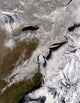 Snow across Northeastern United Wall Decal