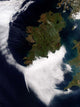 Contrails Converging Dublin Ireland Wall Decal