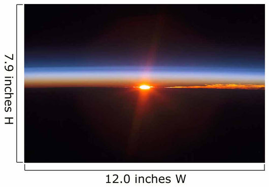 Layers Earth's Atmosphere Brightly Wall Decal