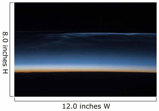 Polar Mesospheric Clouds Wall Decal