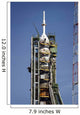 Soyuz Rocket Is Erected Wall Decal Design 1