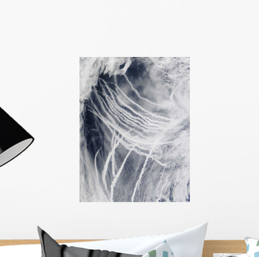 Ship Tracks Northern Pacific Wall Decal