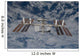 International Space Station Backdropped Wall Decal Design 24
