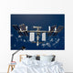 International Space Station Backdropped Wall Decal Design 23