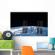 International Space Station Backdropped Wall Decal Design 19