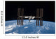 International Space Station Backdropped Wall Decal Design 18