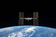 International Space Station Backdropped Wall Decal Design 17