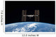 International Space Station Backdropped Wall Decal Design 17