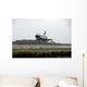 Space Shuttle Discovery Approaches Wall Decal Design 5