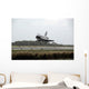 Space Shuttle Discovery Approaches Wall Decal Design 5