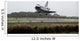 Space Shuttle Discovery Approaches Wall Decal Design 5