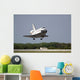 Space Shuttle Discovery Approaches Wall Decal Design 4