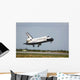 Space Shuttle Discovery Approaches Wall Decal Design 3