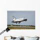Space Shuttle Discovery Approaches Wall Decal Design 3