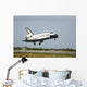 Space Shuttle Discovery Approaches Wall Decal Design 3