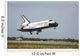 Space Shuttle Discovery Approaches Wall Decal Design 3