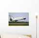 Space Shuttle Discovery Approaches Wall Decal Design 2