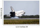 Space Shuttle Discovery Touches Wall Decal Design 1