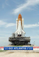 Space Shuttle Atlantis Approaches Wall Decal