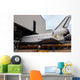 Space Shuttle Atlantis Rolls Wall Decal