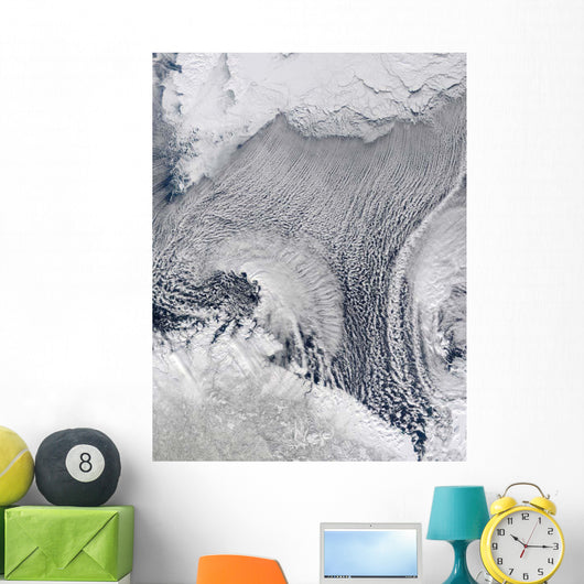 Unusual Cloud Formations over Wall Decal